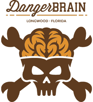 Danger Brain Design Illustration Logos