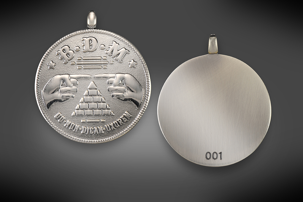 Silver BDM pendant